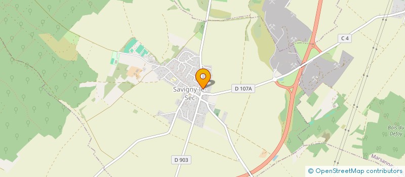 localisation de l'entreprise MONSIEUR MICKAEL BRESSON à EPAGNY