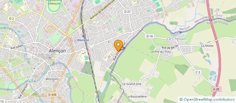 localisation de l'entreprise MONSIEUR MICKAEL BRETON  VILLIERS-SOUS-MORTAGNE