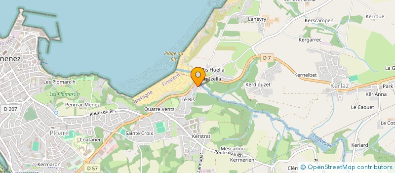 localisation de l'entreprise MONSIEUR MICKAEL BRETON à DOUARNENEZ