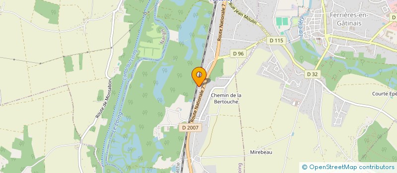 localisation de l'entreprise MONSIEUR MICKAEL BRIN à FONTENAY-SUR-LOING