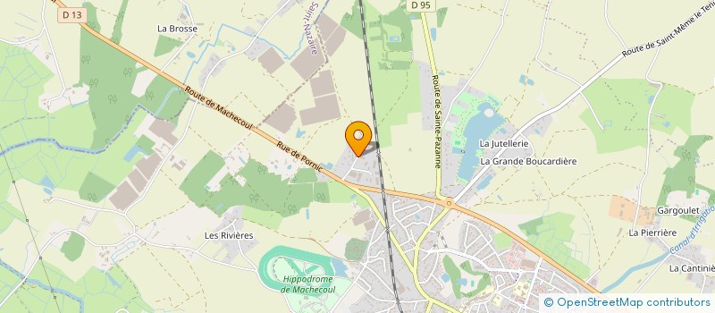 localisation de l'entreprise MONSIEUR MICKAEL BRISSON  MACHECOUL-SAINT-MEME