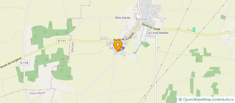 localisation de l'entreprise MONSIEUR MICKAEL BRIZARD  MARSAIS