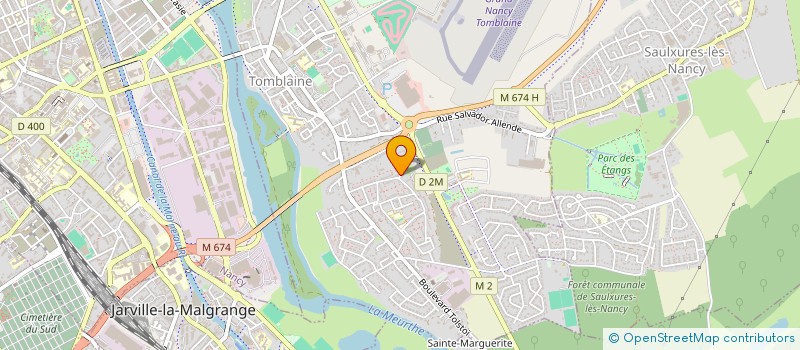 localisation de l'entreprise MONSIEUR MICKAEL BROQUERIE  TOMBLAINE