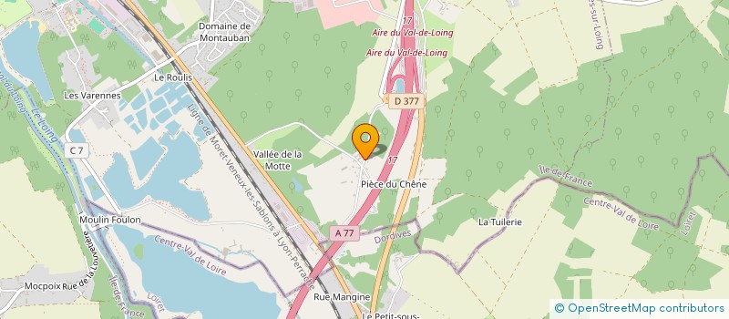 localisation de l'entreprise MONSIEUR MICKAEL BRULU  SOUPPES-SUR-LOING