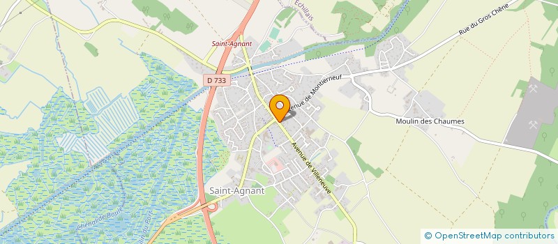 localisation de l'entreprise MONSIEUR MICKAEL BRUN à SAINT-AGNANT