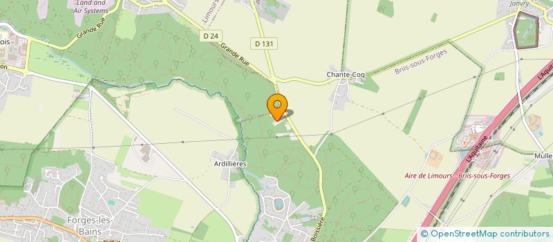 localisation de l'entreprise MONSIEUR MICKAEL BRUN  BRIIS-SOUS-FORGES