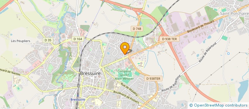 localisation de l'entreprise MONSIEUR MICKAEL BRUNAUD  BRESSUIRE