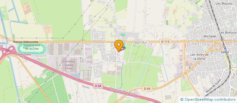 localisation de l'entreprise MONSIEUR MICKAEL BRUNEL  SALON-DE-PROVENCE