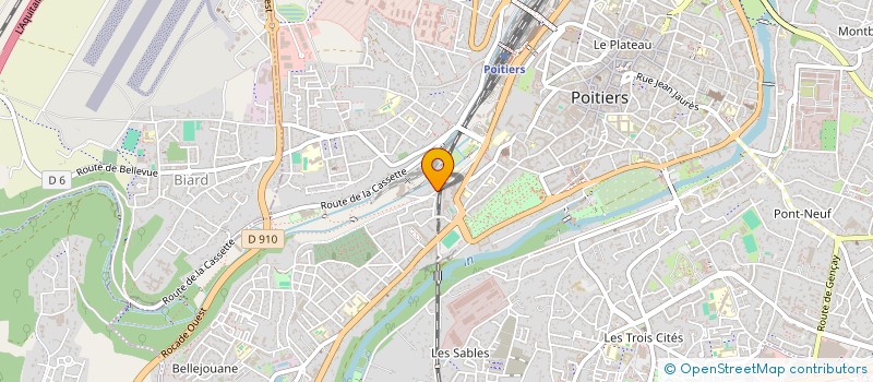 localisation de l'entreprise MONSIEUR MICKAEL BRUNET à POITIERS
