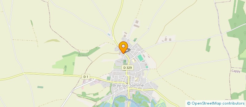 localisation de l'entreprise MONSIEUR MICKAEL BRUNET  BRAY-SUR-SOMME