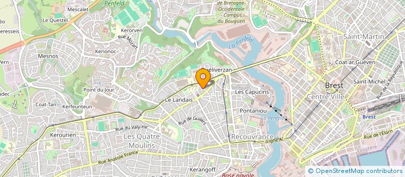 localisation de l'entreprise MONSIEUR MICKAEL BUFFON à BREST
