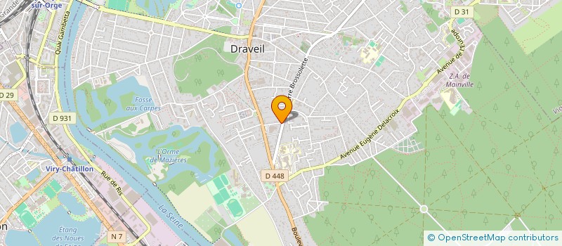 localisation de l'entreprise MONSIEUR MICKAEL BULVER à DRAVEIL