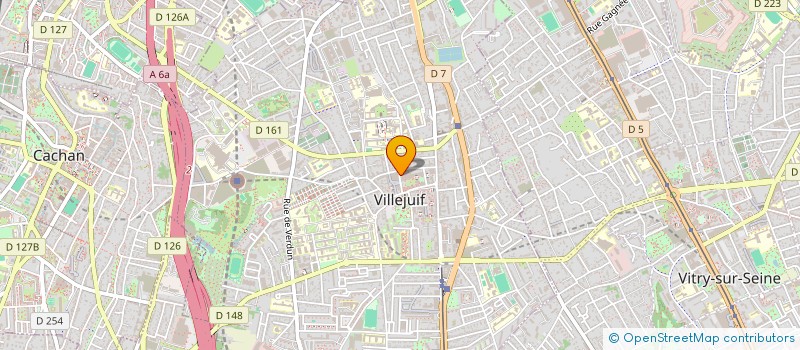 localisation de l'entreprise MONSIEUR MICKAEL CABOU  VILLEJUIF