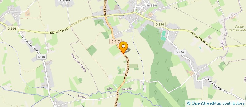 localisation de l'entreprise MONSIEUR MICKAEL CABY  BERSEE