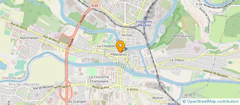 localisation de l'entreprise MONSIEUR MICKAEL CAGNIAC à CHARLEVILLE-MEZIERES