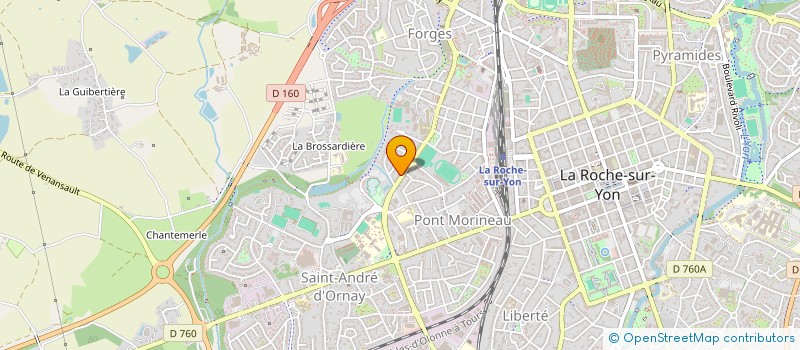 localisation de l'entreprise MONSIEUR MICKAEL CAILLE à LA ROCHE-SUR-YON