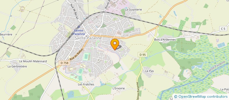 localisation de l'entreprise MONSIEUR MICKAEL CALVARIN à SAINTE-PAZANNE