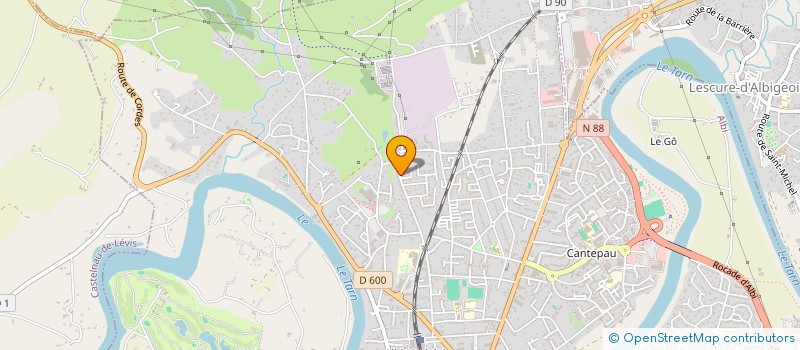 localisation de l'entreprise MONSIEUR MICKAEL CALVIERE à ALBI