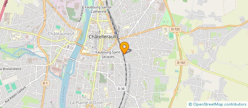 localisation de l'entreprise MONSIEUR MICKAEL CAMARA  CHATELLERAULT