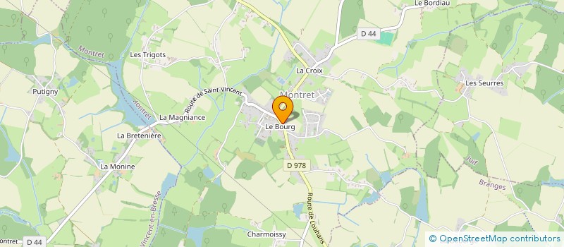 localisation de l'entreprise MONSIEUR MICKAEL CARLE  MONTRET