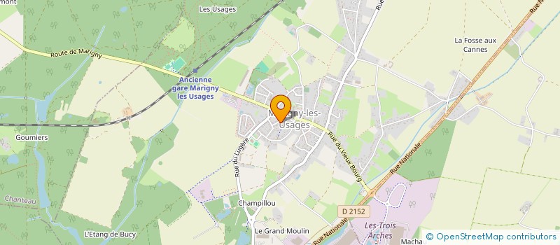 localisation de l'entreprise MONSIEUR MICKAEL CARRETEIRO  MARIGNY-LES-USAGES