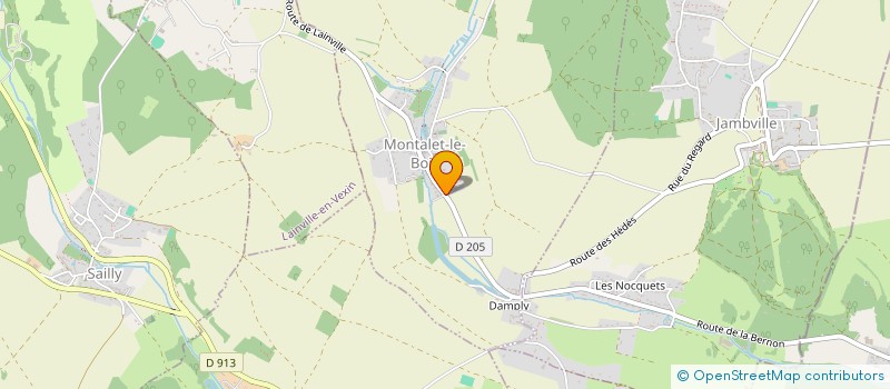 localisation de l'entreprise MONSIEUR MICKAEL CARTIER  MONTALET-LE-BOIS