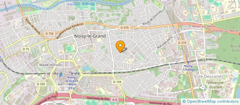 localisation de l'entreprise MONSIEUR MICKAEL CARVALHO à NOISY-LE-GRAND