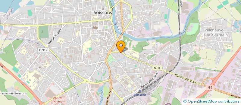 localisation de l'entreprise MONSIEUR MICKAEL CARVALHO à SOISSONS