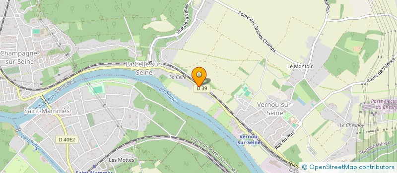 localisation de l'entreprise MONSIEUR MICKAEL CARVALHO  VERNOU-LA-CELLE-SUR-SEINE