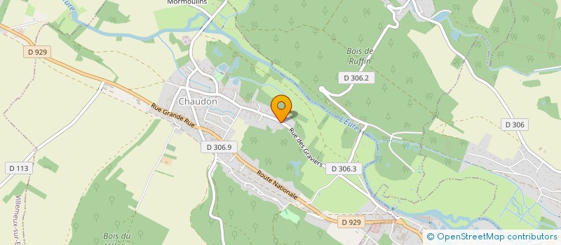 localisation de l'entreprise MONSIEUR MICKAEL CASANOVA  CHAUDON