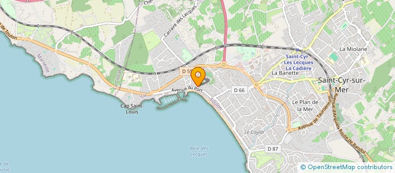 localisation de l'entreprise MONSIEUR MICKAEL CASSIBBA à SAINT-CYR-SUR-MER