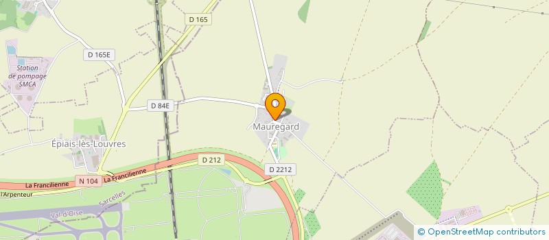 localisation de l'entreprise MONSIEUR MICKAEL CASTAING  MAUREGARD