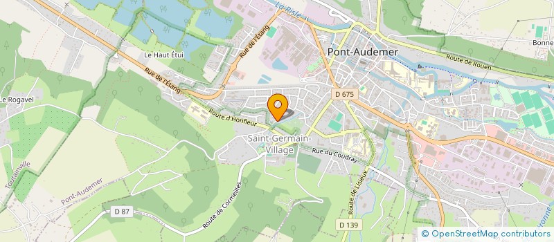 localisation de l'entreprise MONSIEUR MICKAEL CASTILLO  PONT-AUDEMER