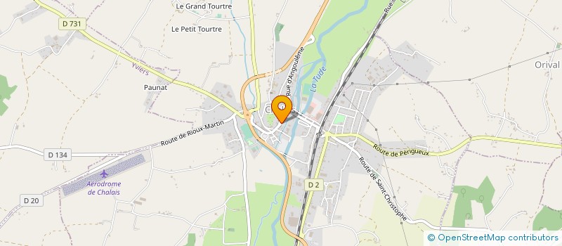 localisation de l'entreprise MONSIEUR MICKAEL CATAFORT à CHALAIS