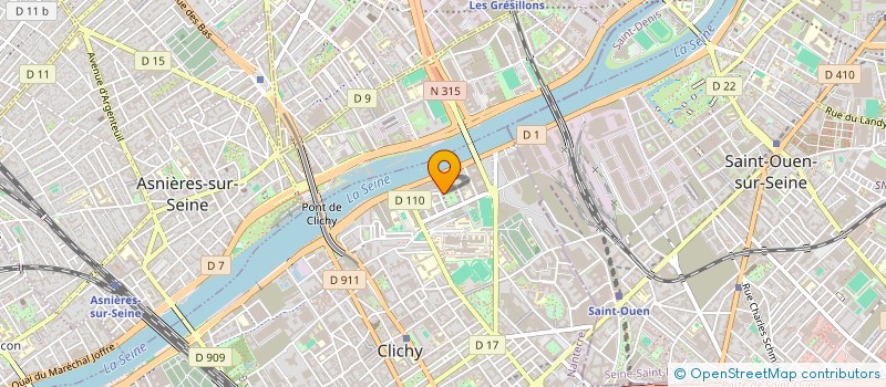 localisation de l'entreprise MONSIEUR MICKAEL CATANIA  CLICHY