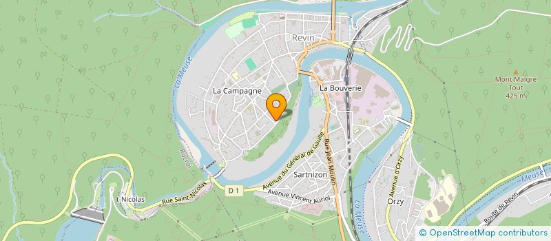 localisation de l'entreprise MONSIEUR MICKAEL CATTIAUX  LES MAZURES