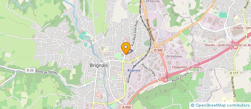 localisation de l'entreprise MONSIEUR MICKAEL CATTIN  CHAPONNAY