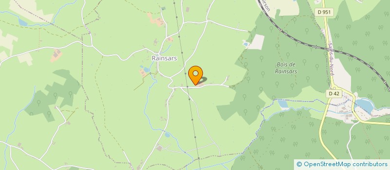 localisation de l'entreprise MONSIEUR MICKAEL CAUVIN  RAINSARS