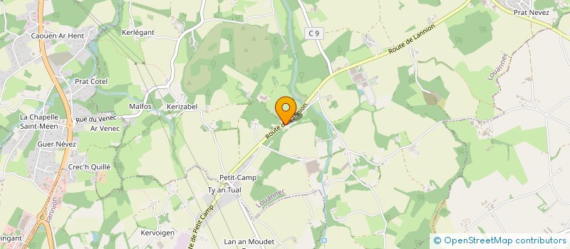 localisation de l'entreprise MONSIEUR MICKAEL CERDIOUKOV  LOUANNEC