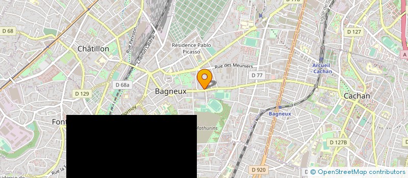 localisation de l'entreprise MONSIEUR MICKAEL CHAN à BAGNEUX