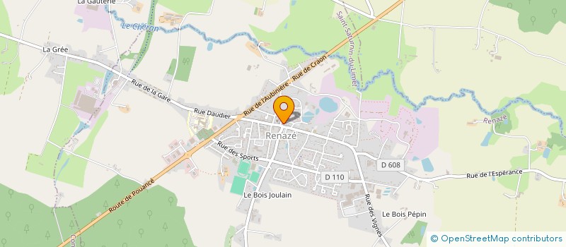 localisation de l'entreprise MONSIEUR MICKAEL CHANTREUIL  RENAZE