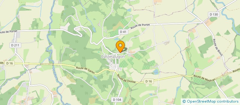 localisation de l'entreprise MONSIEUR MICKAEL CHAPRON  CASTETPUGON