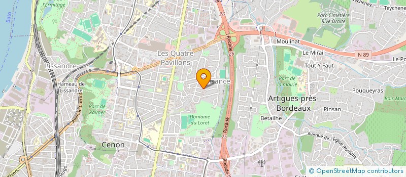 localisation de l'entreprise MONSIEUR MICKAEL CHAPUIS  CENON