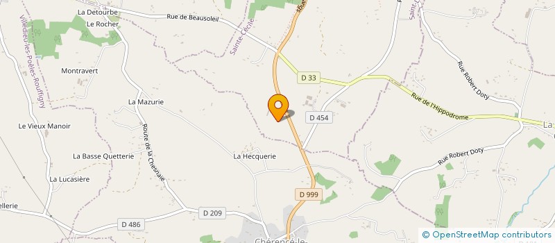 localisation de l'entreprise MONSIEUR MICKAEL CHARDRON à SAINTE-CECILE