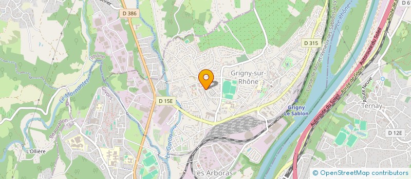 localisation de l'entreprise MONSIEUR MICKAEL CHARRIERE  GRIGNY