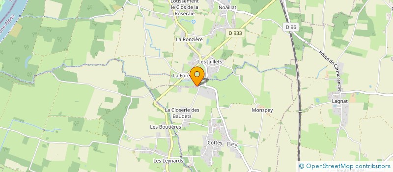 localisation de l'entreprise MONSIEUR MICKAEL CHARVET  CORMORANCHE-SUR-SAONE