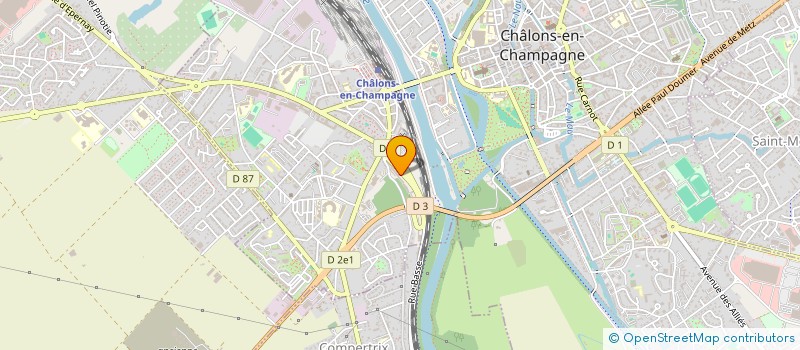 localisation de l'entreprise MONSIEUR MICKAEL CHATELAIN  CHALONS-EN-CHAMPAGNE