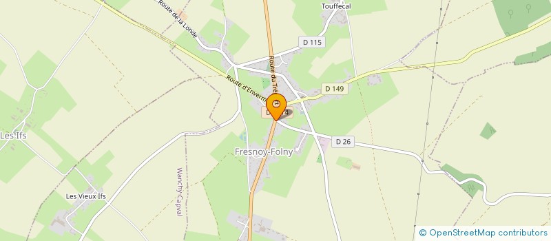 localisation de l'entreprise MONSIEUR MICKAEL CHATON  FRESNOY-FOLNY