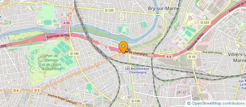 localisation de l'entreprise MONSIEUR MICKAEL CHATONY à CHAMPIGNY-SUR-MARNE