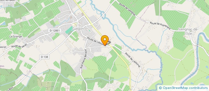 localisation de l'entreprise MONSIEUR MICKAEL CHAUTEAU  GALGON